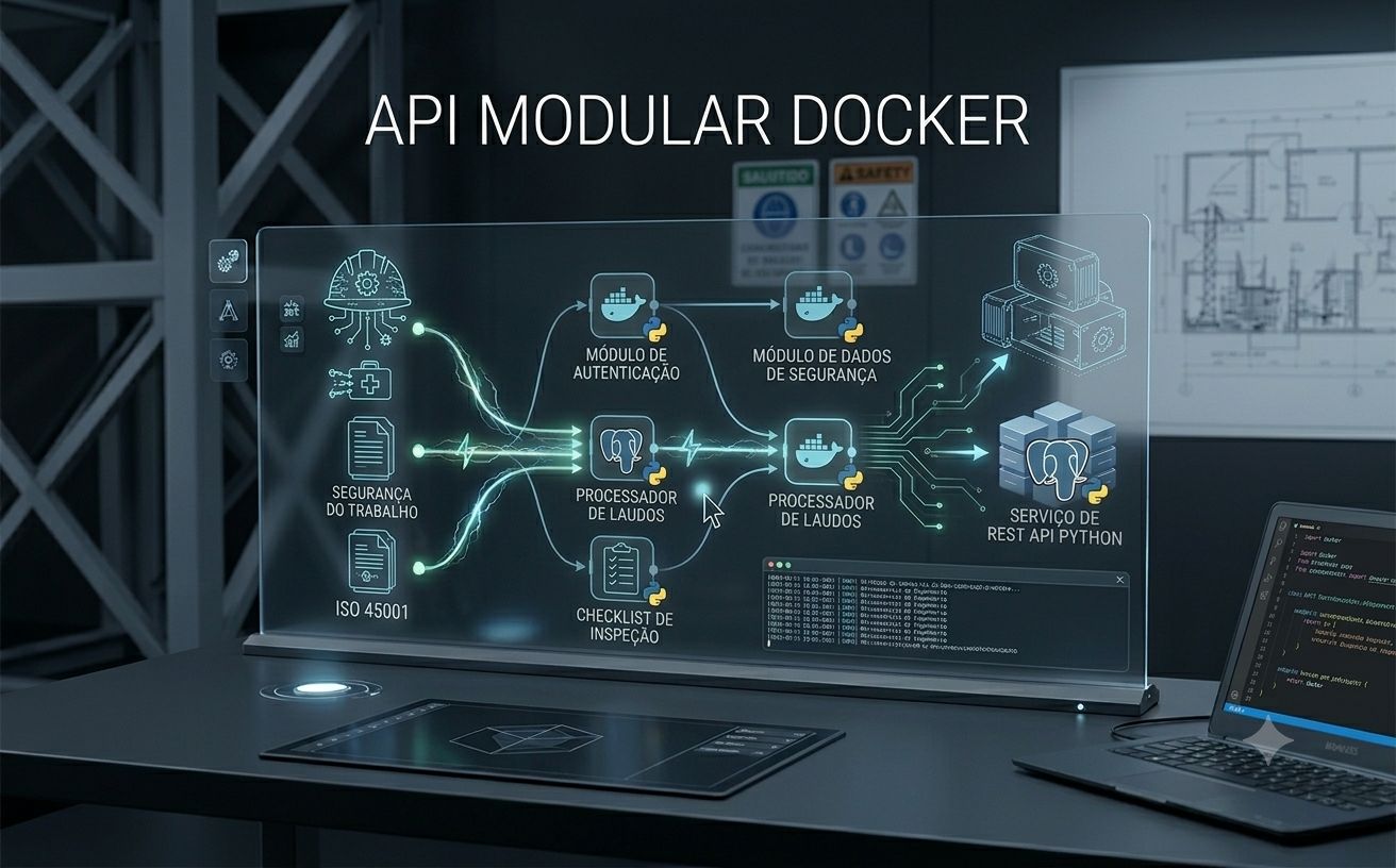 Ambiente de desenvolvimento contêiner Docker rodando APIs Python